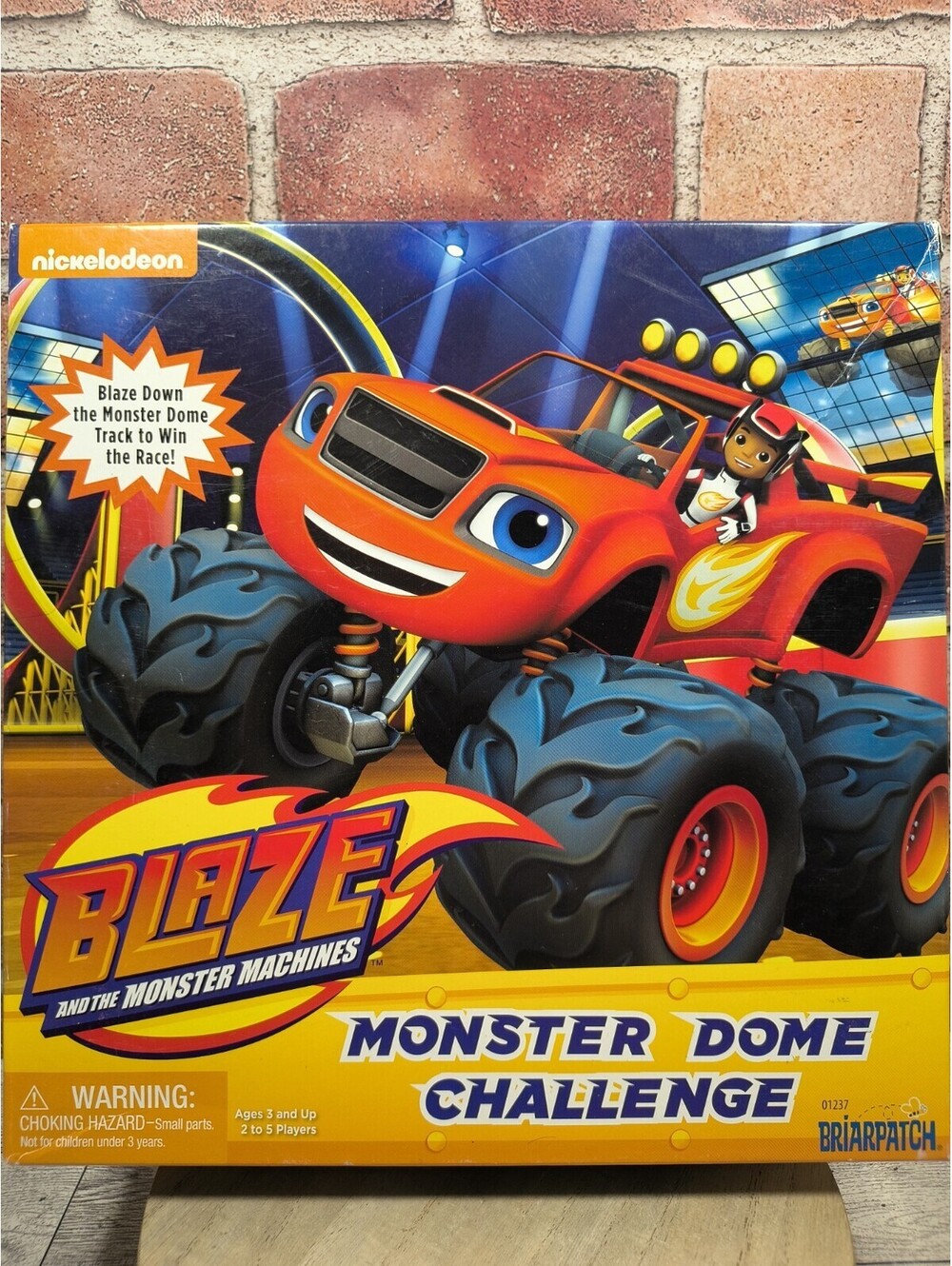 Blaze Monster Machines Monster Dome Challenge Board Game Nickelodeon